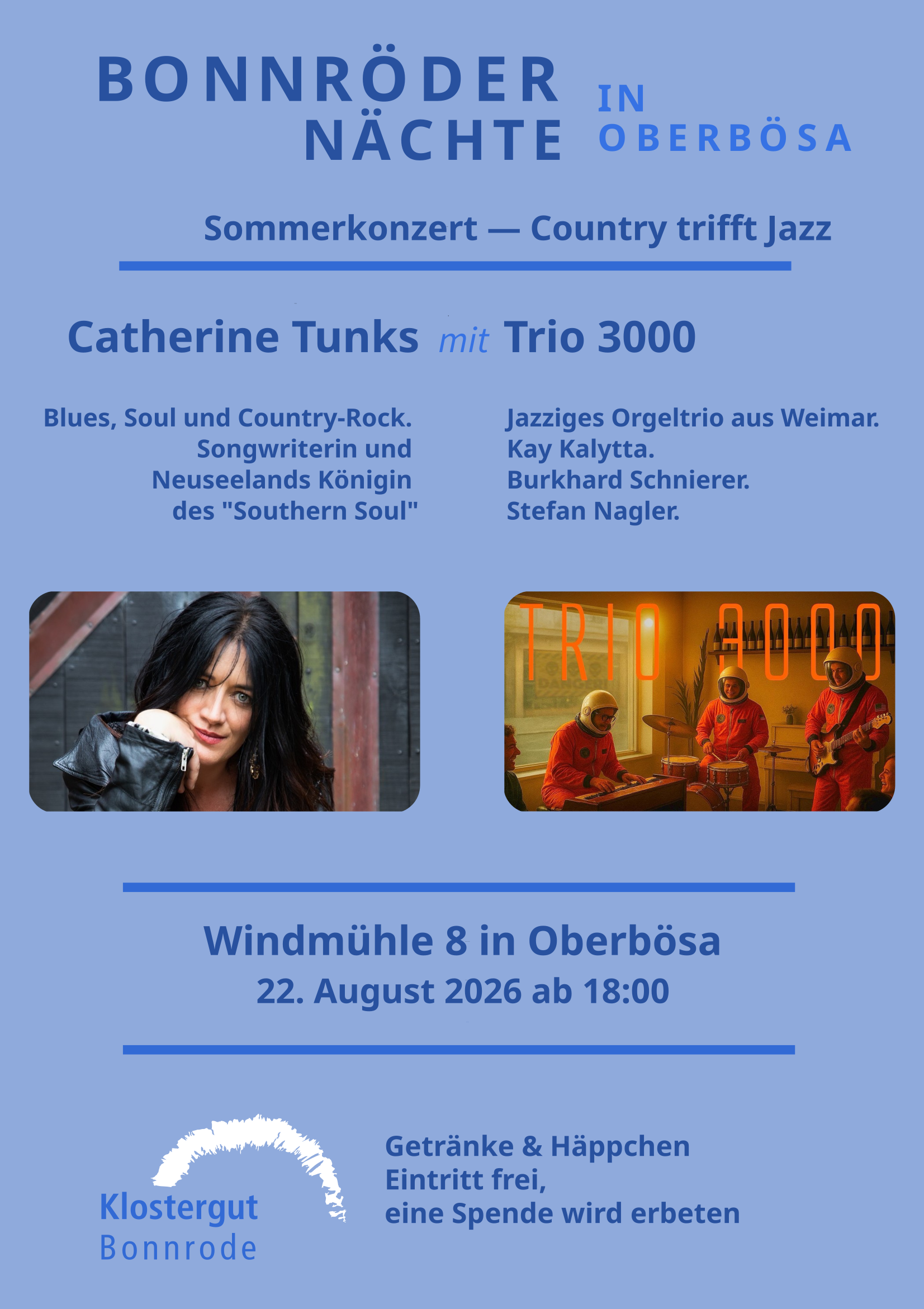 22.08.26 - Sommerkonzert Jazz & Country in Oberbösa